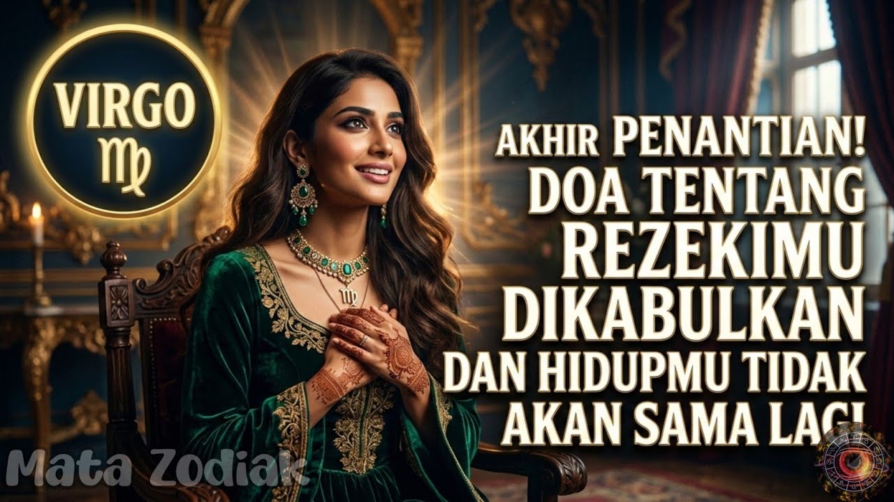 Virgo♍ Akhir Penantian! Doa Tentang Rezekimu Dikabulkan, Hidupmu Berubah Hari Ini - Mata Zodiak