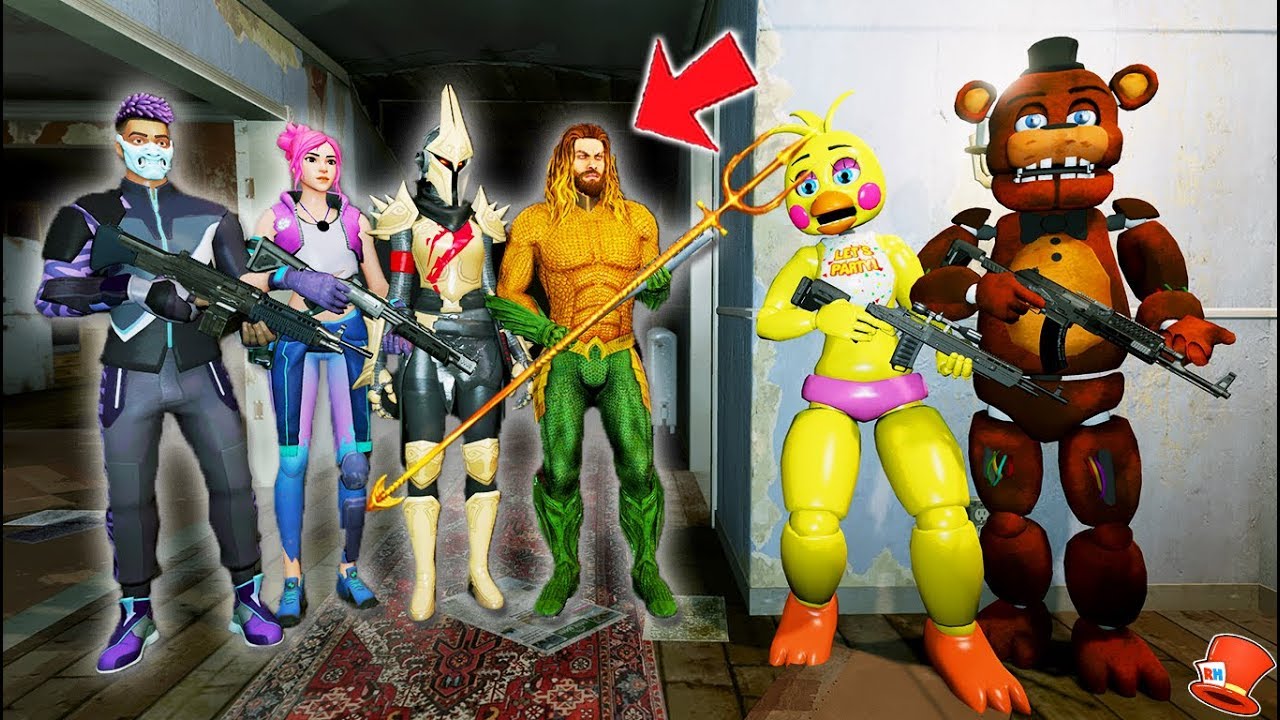 Animatronics VS Fortnite SEASON 3! (GTA 5 Mods FNAF RedHatter)