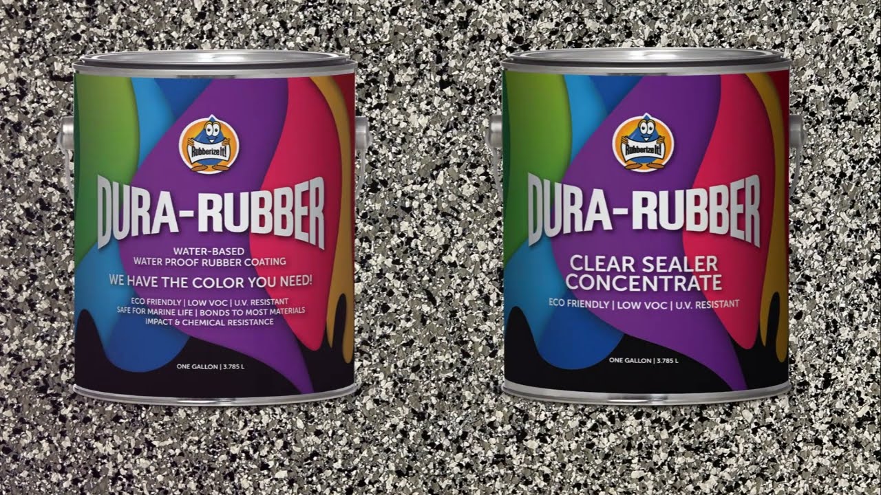 How to Apply Dura Rubber Flake Floor Coating