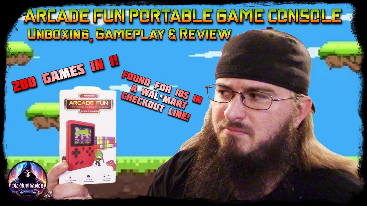 I Found A Device With 200 Games For $10 In A Walmart Checkout Line! Arcade Fun Portable Review