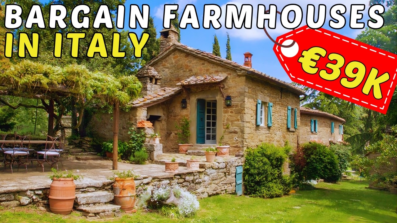 5 CHEAP Farmhouses in ITALY You Can Actually Live In | Real Homes Under &euro;55K