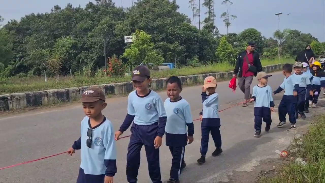 Jalan Pagi Jumat Dulu Gevano Dan teman2 TK Tunas Harapan 😊😊(06-02-2026)