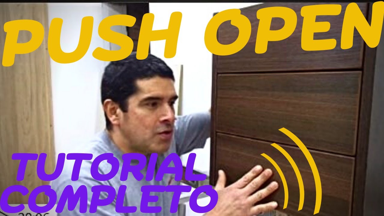 😎PUSH OPEN En Cajones💪Correderas (COMO INSTALAR)🎁TUTORIAL COMPLETO🎁2024