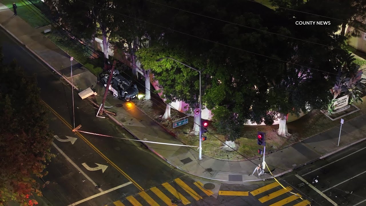 Officer Injured In Rollover Crash | Santa Ana, CA