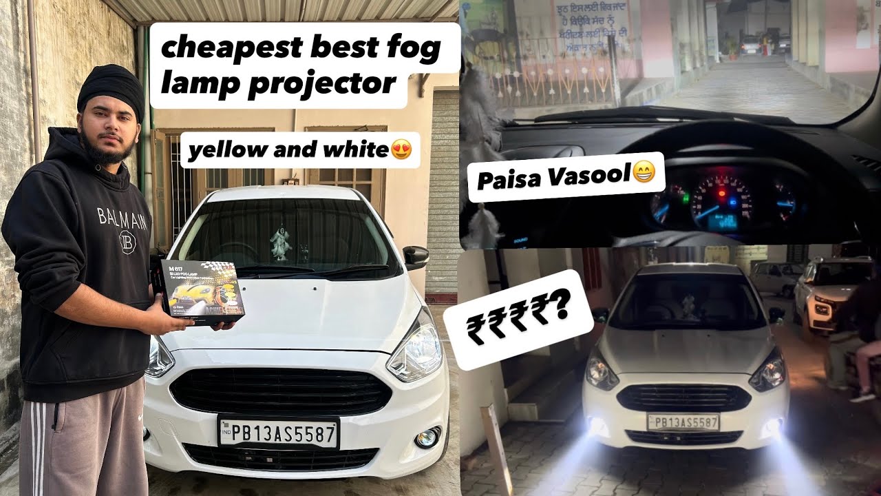 Cheapest Fog Lamp Projector Installation 🔥& Review😍
