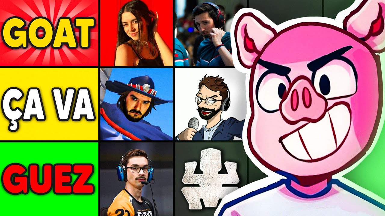 TIERLIST des STREAMERS OVERWATCH si ils font KOH LANTA