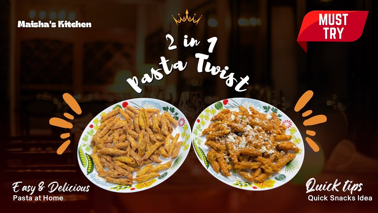 🍝 Рецепт пасты-закрутки «2 в 1» | Простая и вкусная паста дома | Идея для быстрых закусок | Кухня...