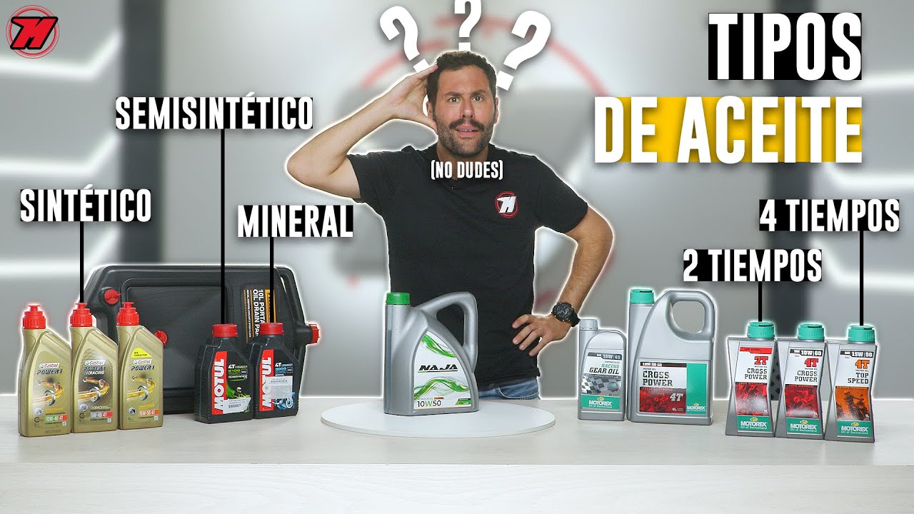 Tipos de ACEITE PARA MOTO 😯. &iquest;C&oacute;mo elegir el correcto? 🏍️🛢️