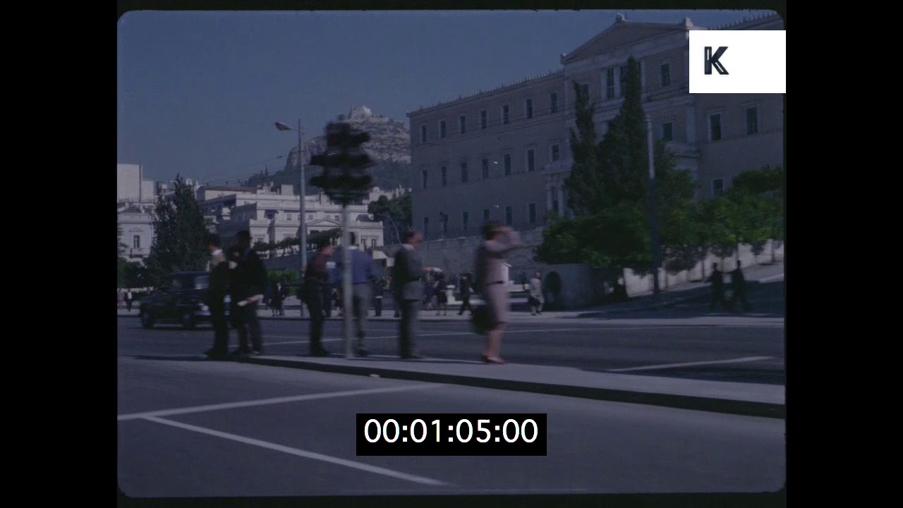 1960s Athens, Driving POVs, Greece in HD from 35mm