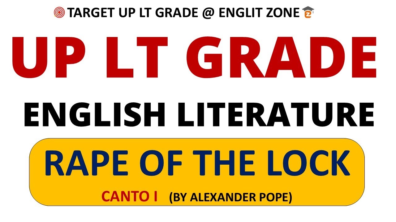 MCQ on The Rape of the Lock Poem / UP LT GRADE ENGLISH PRACTICE PAPER / MCQ ON ALEXANDER POPE