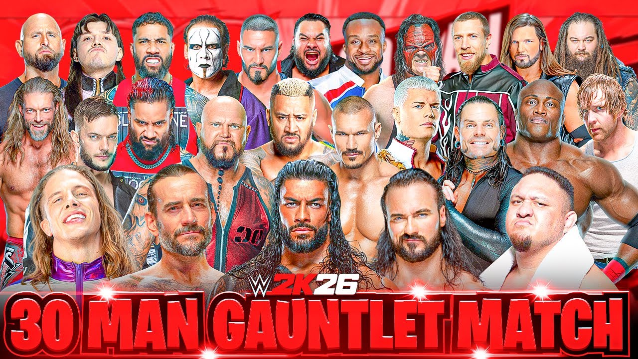 WWE 2K26 Gauntlet Match Gameplay | Extreme Survival Challenge