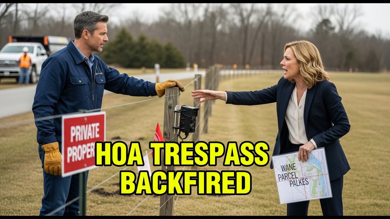 HOA Parked Their Heavy Trucks on My Property — Then Screamed When I Locked Them In