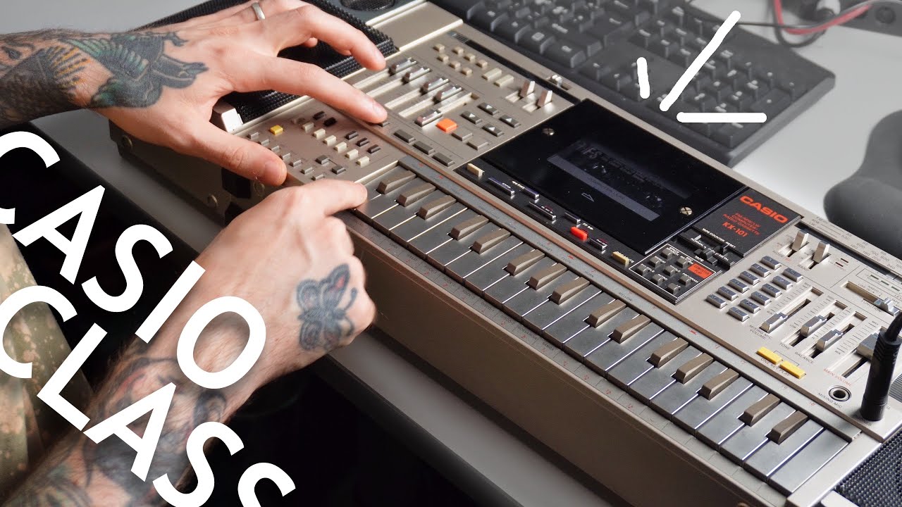 How To Music With A Boombox Keyboard | Casio KX-101