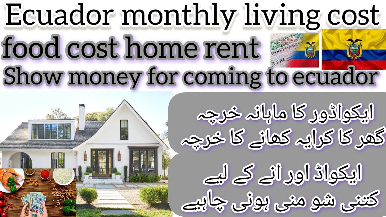 🇪🇨Monthly Living cost in Ecuador || rent of apartment in Ecuador || monthly food cost in Ecuador || 