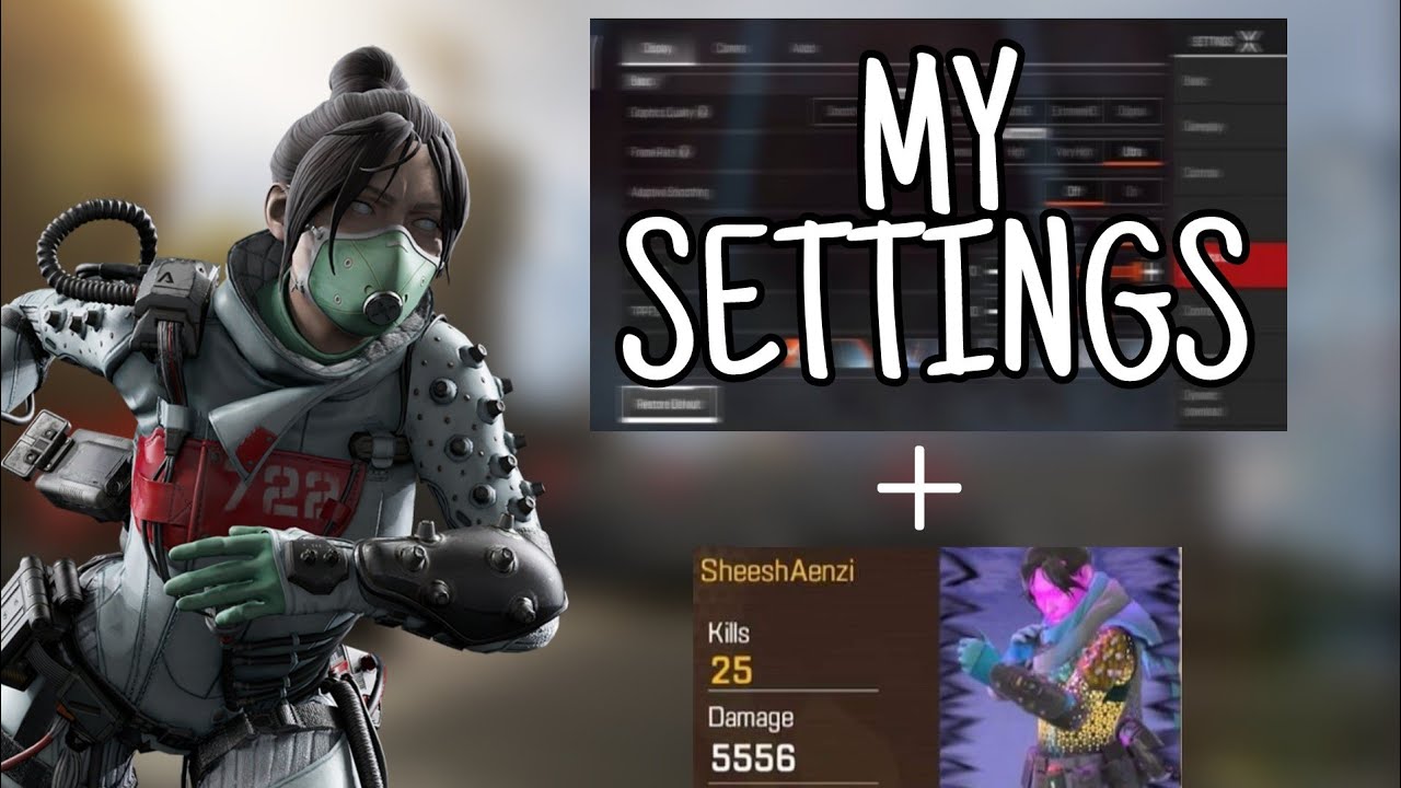 My apex settings + 5K DAMAGE Gameplay on Ipad Air 3!