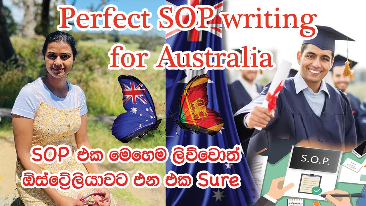 ඕස්ට්‍රේලියාවට එන්න හරියට SOP එක ලියන විදිය |SOP writing for student visa for Australia| Myaussilife