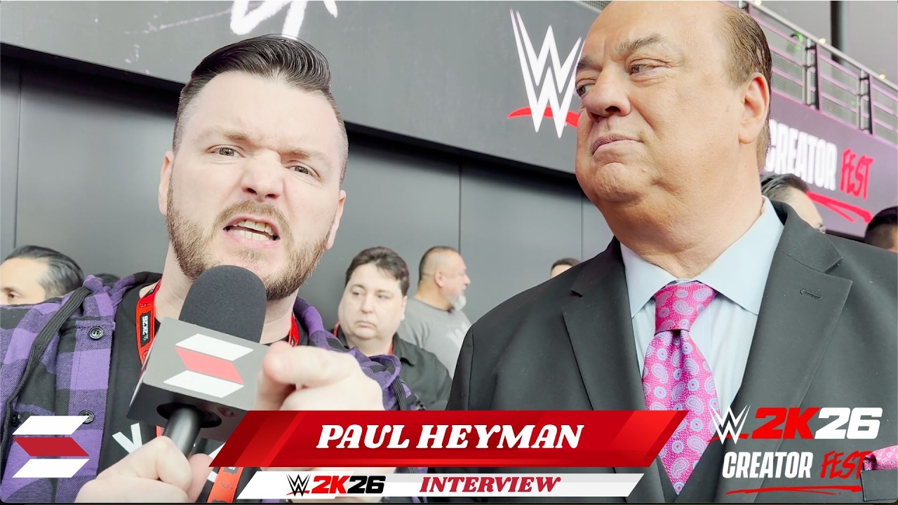 Пол Хейман дает советы по рестлерам ECW в WWE 2K26 (WWE 2K26 CREATOR FEST)