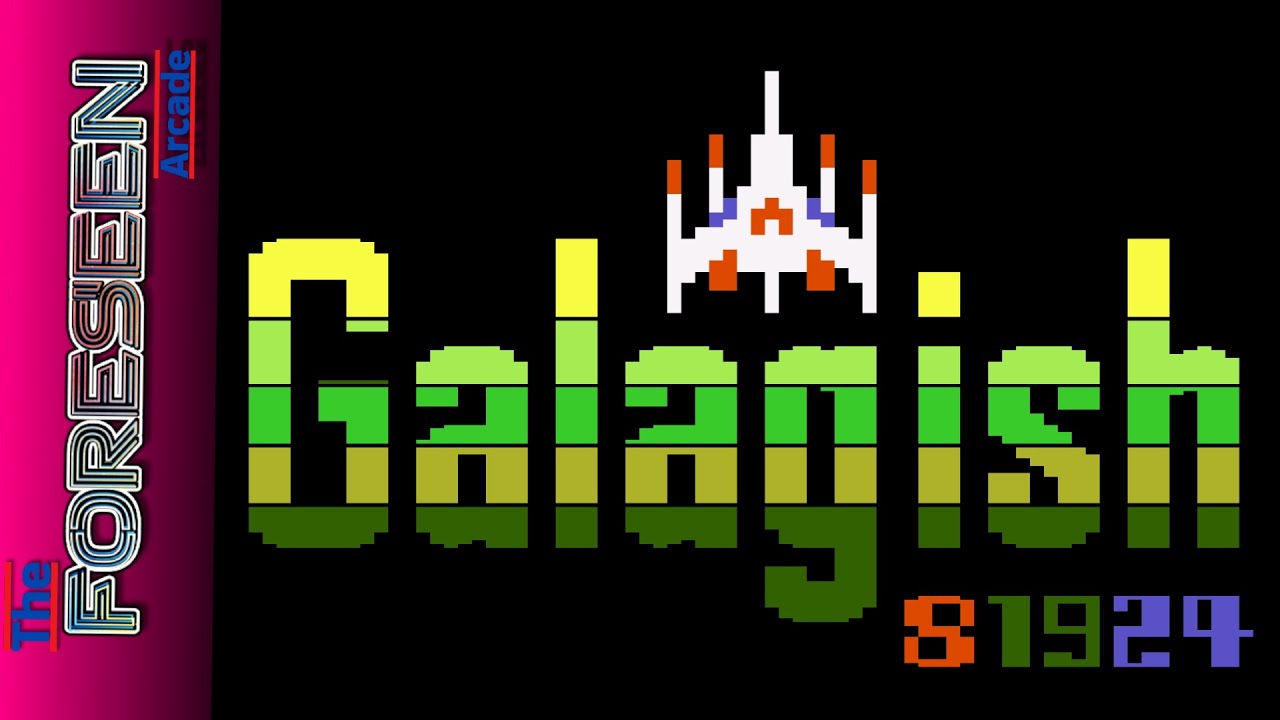 Galagish (August 19th, 2024 Build) - Atari 5200 / Atari 8-Bit Homebrew Gameplay