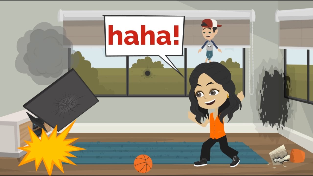 Nora and LEO destroy the house... | Learn English With Nora