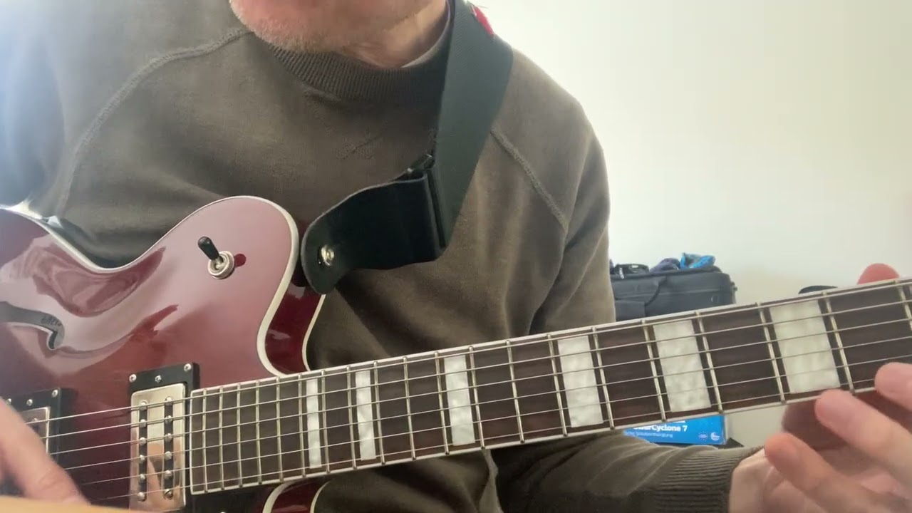 Jazz guitar improvisation