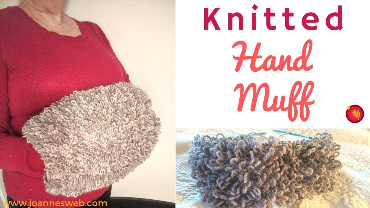 Knitted Hand Muff - Manchon with Knitcrate