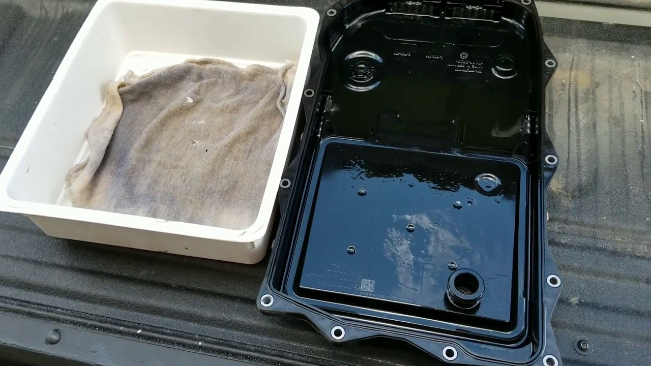 Ram EcoDiesel 70K miles transmission service and findings: ZF 8-speed