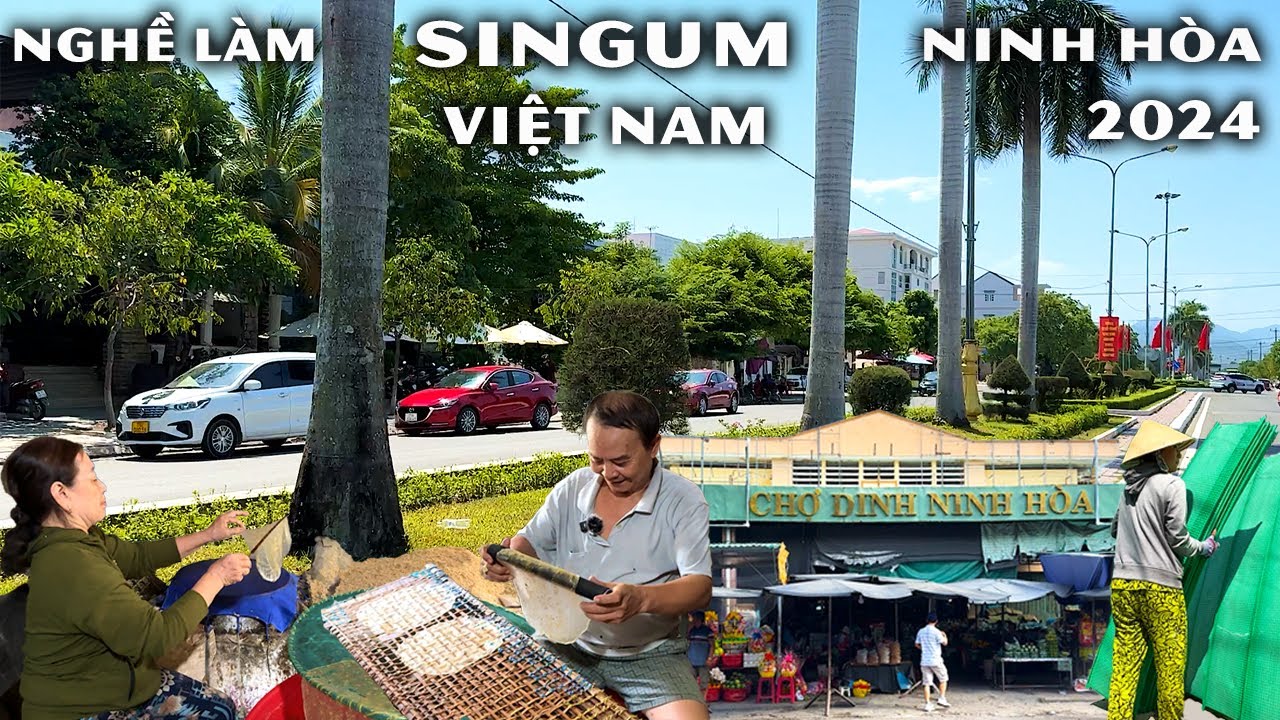 Nem Chua Chợ Dinh Ninh Hoà | Nghề Làm Bánh Tráng Chưa Ai Học Lỏm Được Vì Quá Độc Đáo