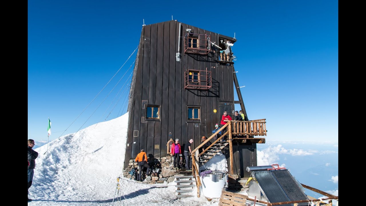 Climb to Margherita Hut, Signalkuppe, Pennine Alps