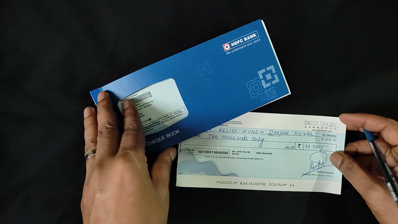 HDFC Bank Cheque Book Full Process in Hindi