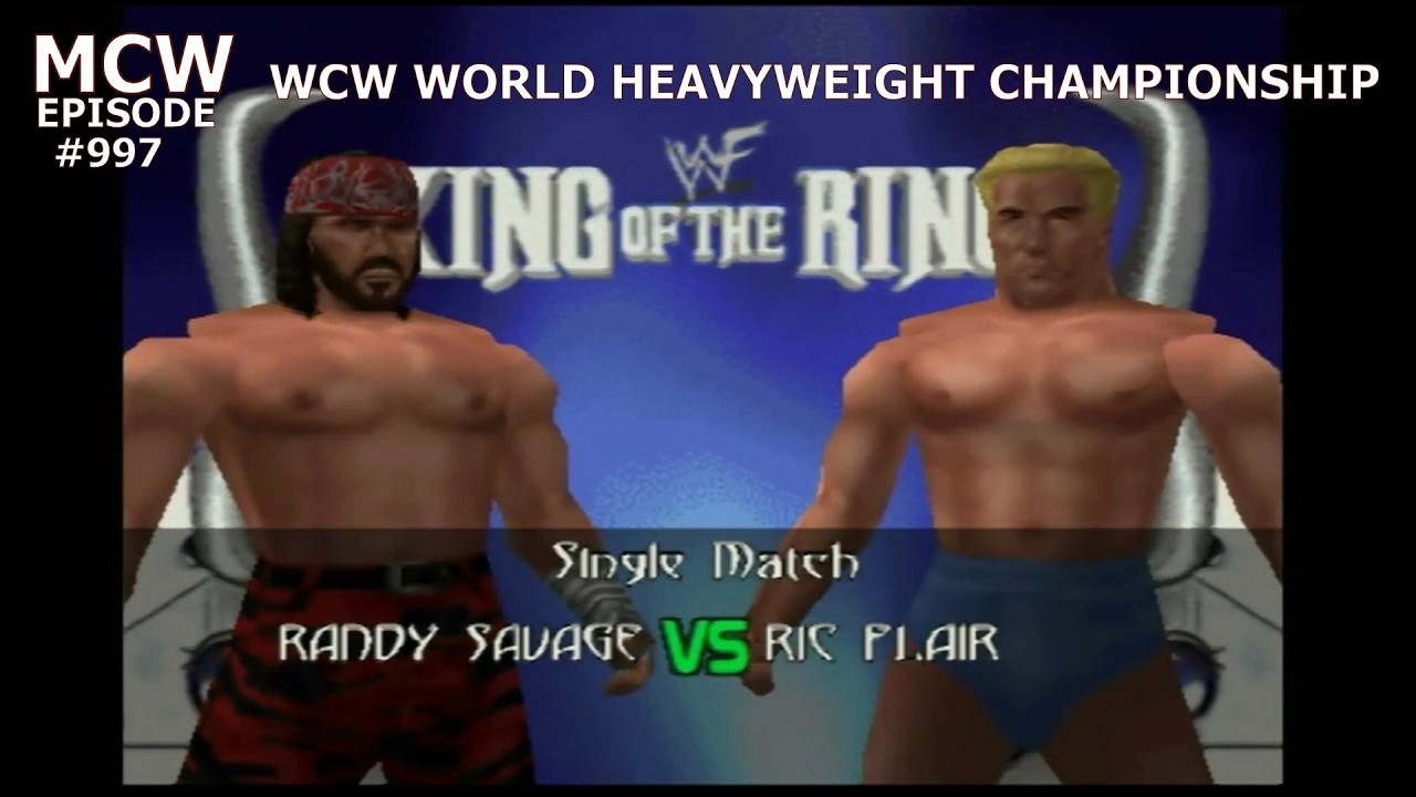 Randy Savage vs. Ric Flair - WCW World Heavyweight Championship -  King of the Ring - Ep. 997
