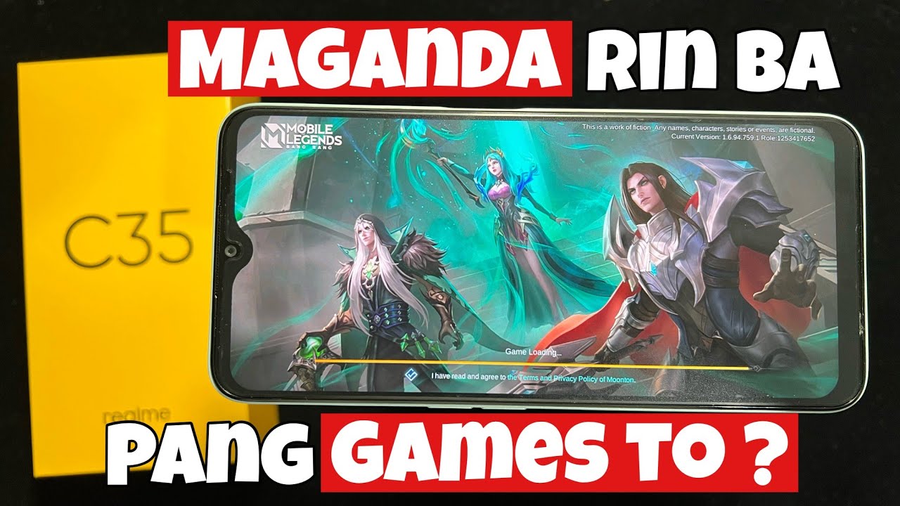 Realme C35 Game Review - Call of Duty Mobile, Mobile Legends and NBA2K20