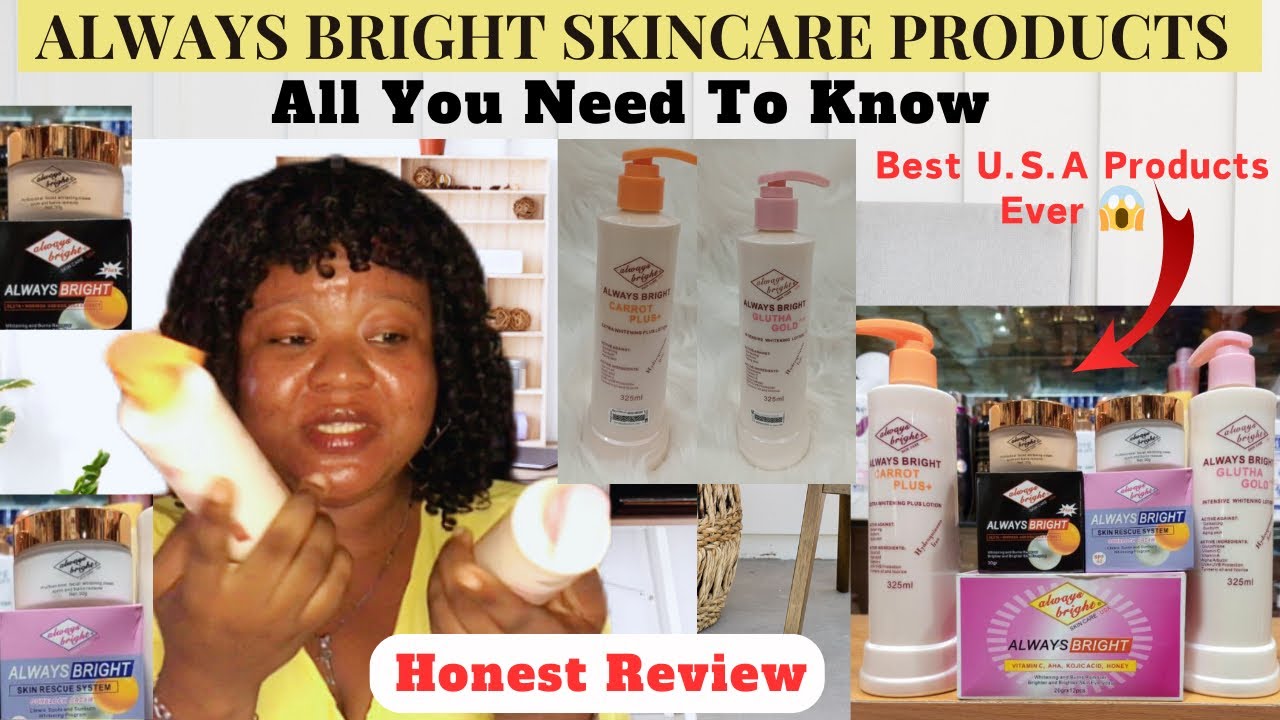 BEST LIGHTENING BODY LOTIONS FOR FAIR SKIN | how to lighten skin |Always Bright Face Cream Review