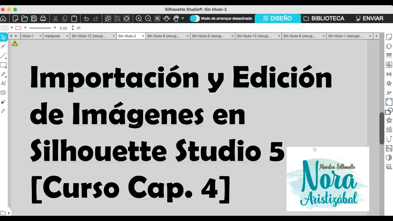 Importación y Edición de Imágenes en Silhouette Studio 5 [Curso Cap. 4]