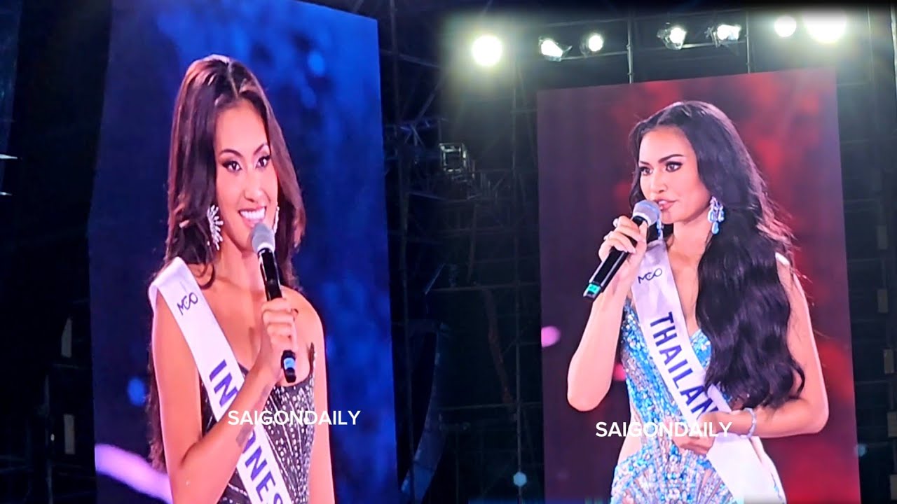 The debate bw Miss Cosmo Thailand - Indonesia resulted Ketut Permata Juliastrid Sari being crowned