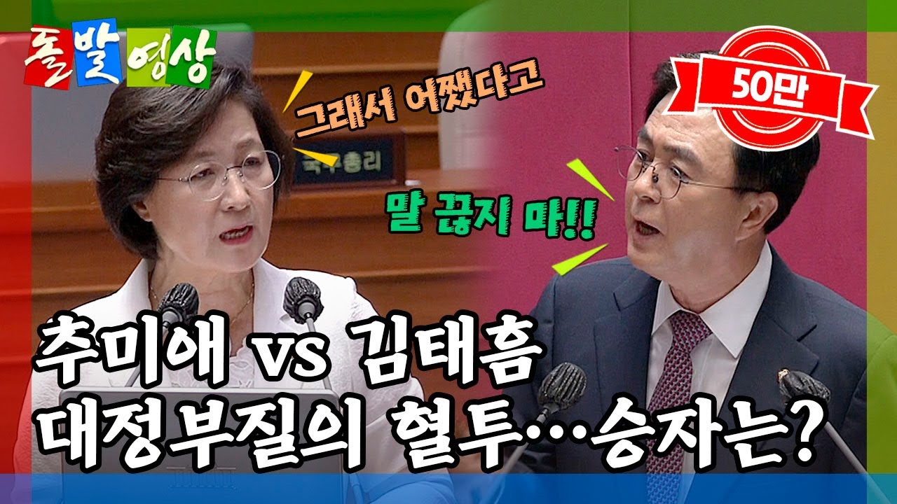 [돌발영상] 싸움의 기술 (장관이  야당 의원을 폭발하게 만드는 방법) / YTN