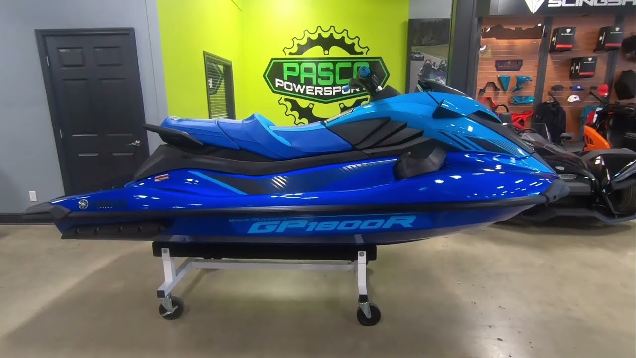 New Blue 2023 YAMAHA WAVERUNNER GP1800R HO WITH AUDIO Watercraft For Sale In Port Richey, FL