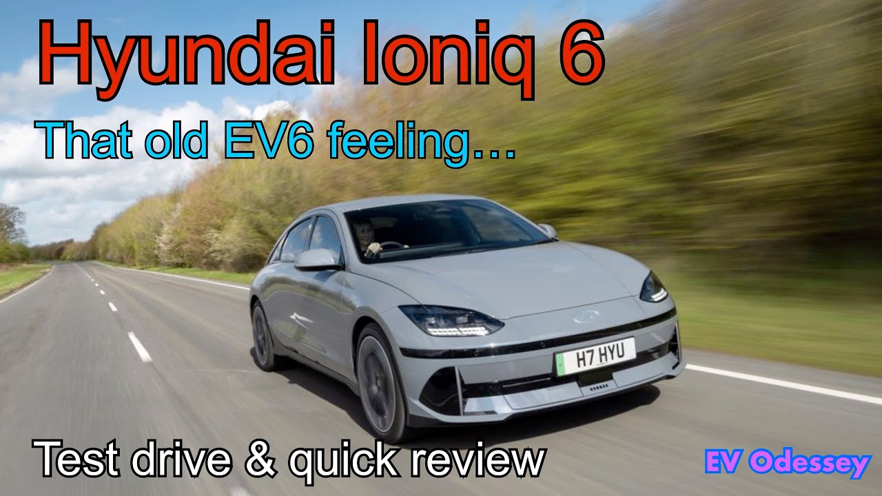 Быстрый тест-драйв Hyundai Ioniq 6 на Fully Charged и краткий обзор
