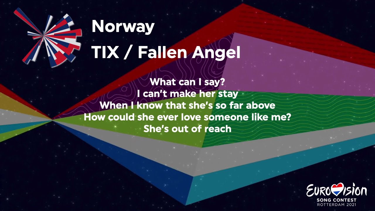 TIX - Fallen Angel (Norway) [Karaoke Version]  Eurovision 2021