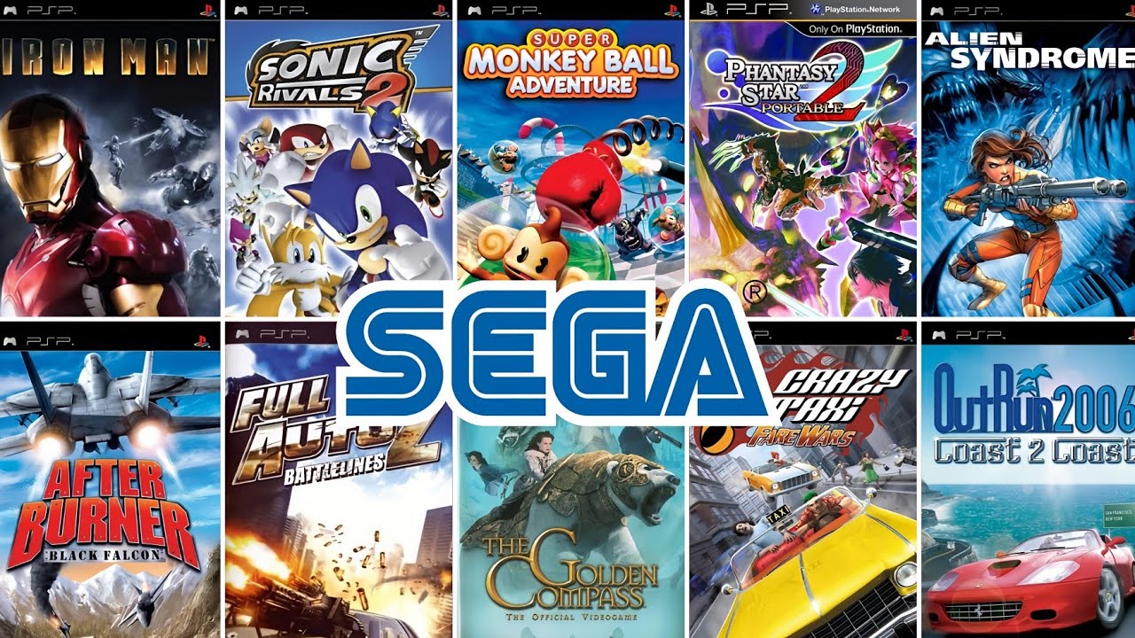 TOP 30 BEST SEGA GAMES FOR PSP[PLAYSTATION PORTABLE]