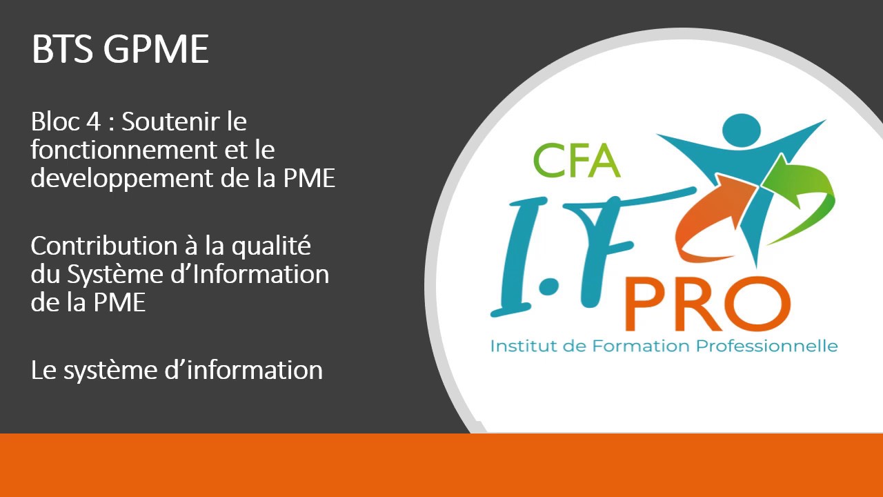 01.01 GSI Le système d'information de la PME