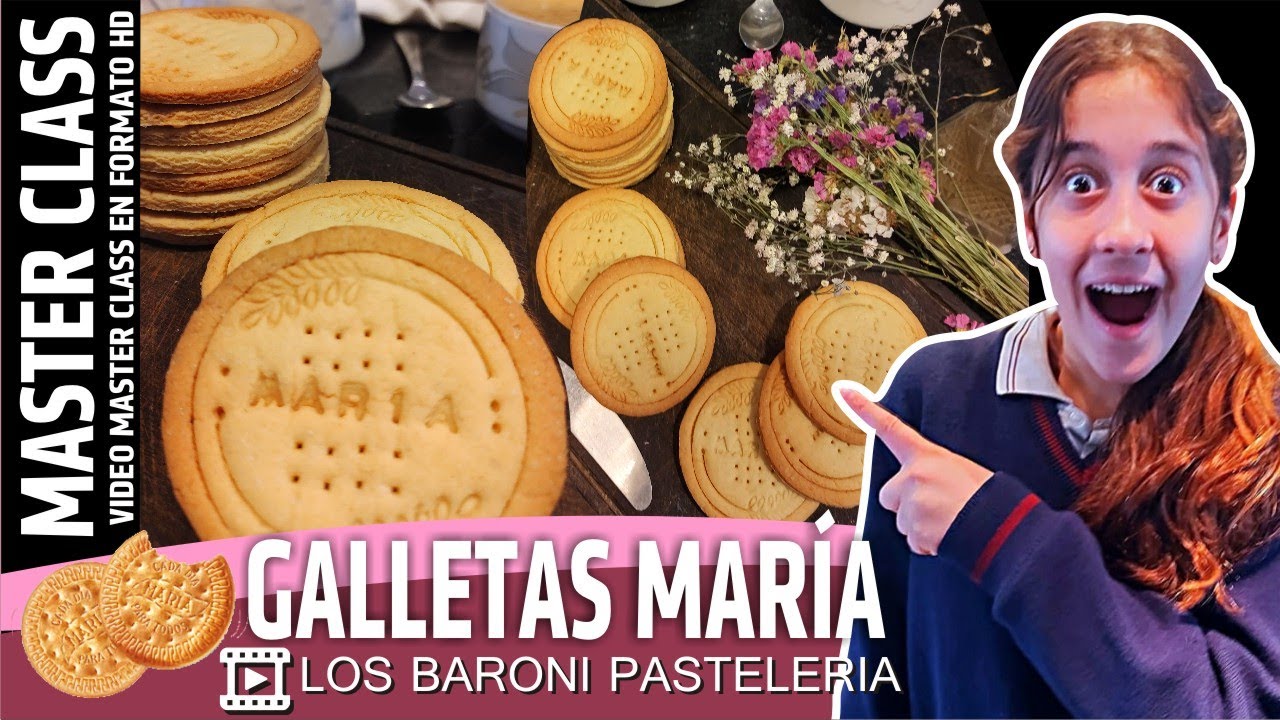 🍪 Como hacer la famosa Galleta Maria 👩‍🍳 LOS BARONI ✍️ Marie Biscuit recipe