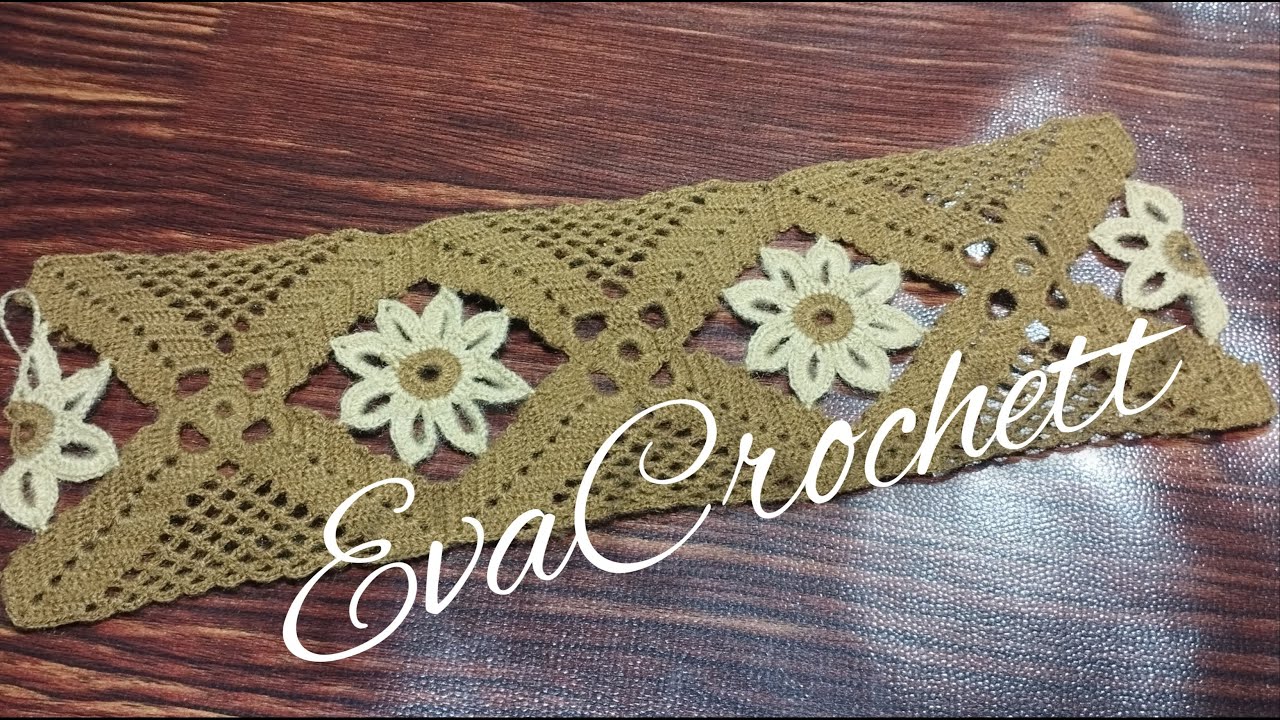 Puntada nueva a Crochet (Borde o randa)