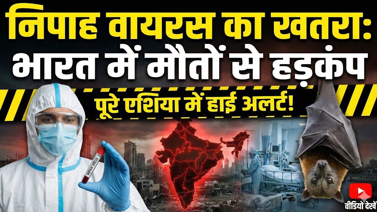 Nipah Virus Outbreak in India Triggers Asia-Wide Health Alert निपाह वायरस का खतरा | भारत में मौतों