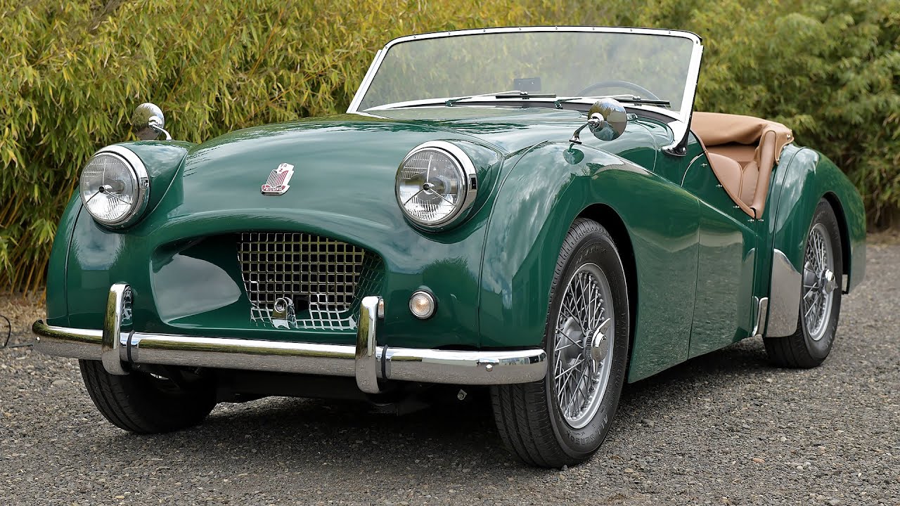 1954 Triumph TR2 - Cold start & Test drive