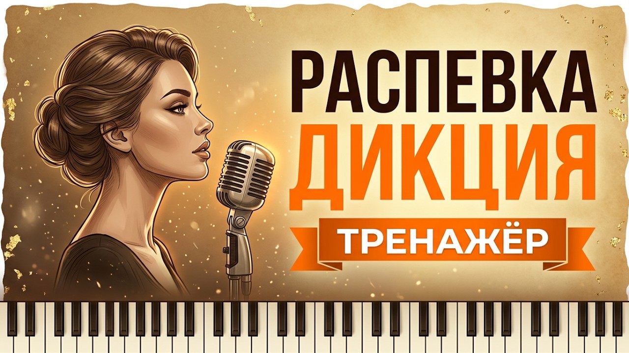 РАСПЕВКА №1 — ИСКУССТВО ДИКЦИИ | The Art of Diction | Vocal Warm-Up