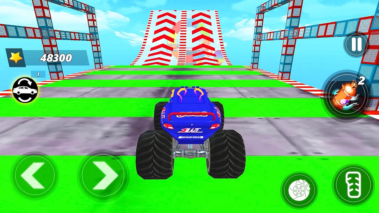 Insane Monster Truck - Extreme Mega Ramp Racing | Gameplay Android