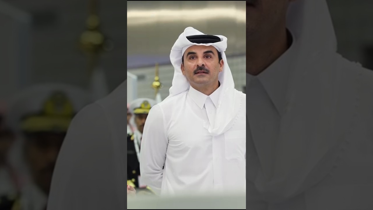 The Amir of Qatar, Sheikh Tamim bin Hamad Al Thani, is a graceful, handsome, and kind young leader🇶🇦