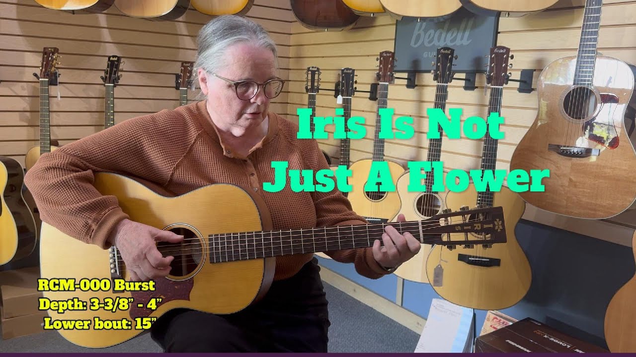 Review IRIS Guitars @ Acoustic Music ** Also Santa Cruz, Collings, Martin, Bedell ** Roadtrip Day 2