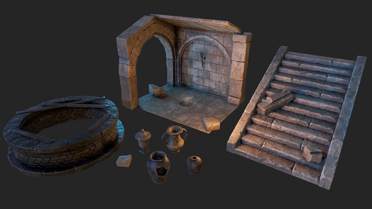 Guidance. Dungeon. Modular Environment pack