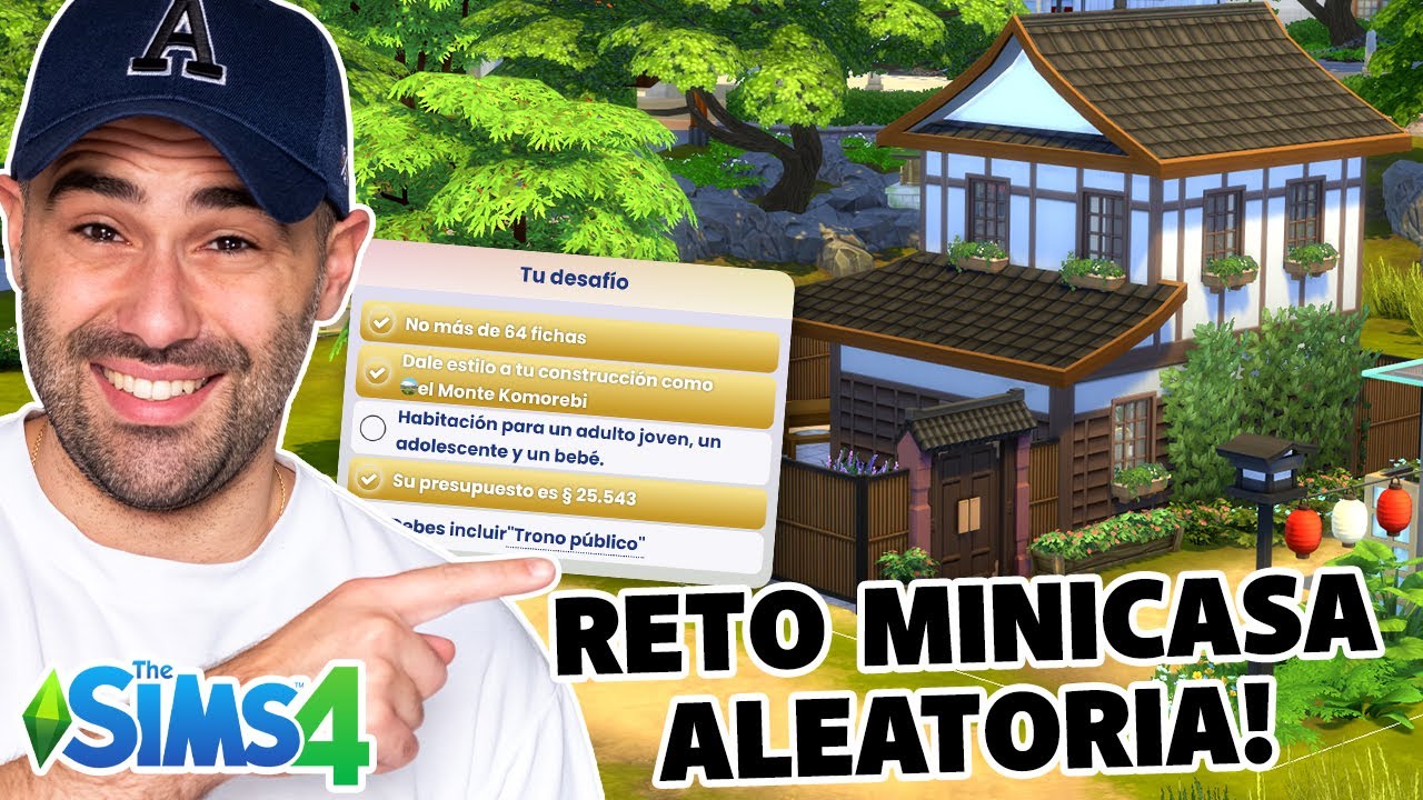&iexcl;RETO de la MINICASA aleatorio! (&iexcl;Segundo intento!) | Los Sims 4  🏠
